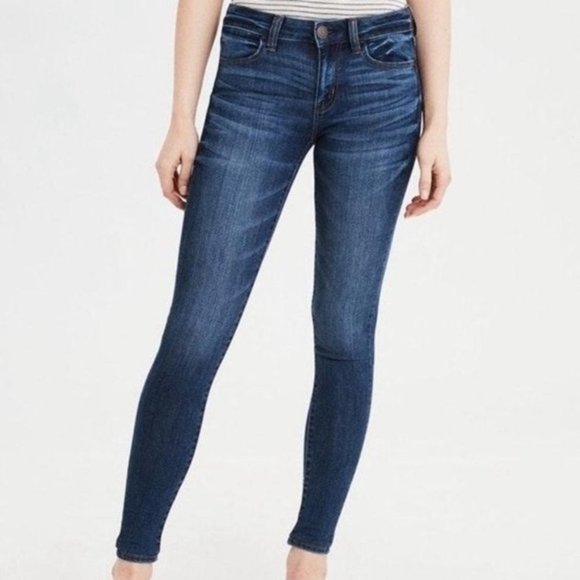 American Eagle Skinny Next Level Stretch Jeans, Size 4 Short